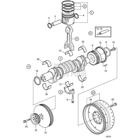 Volvo Penta Thrust Bearing 3586877